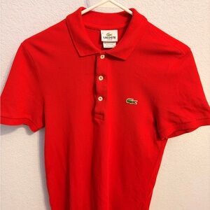 Lacoste Slim Fit Red Shirt
